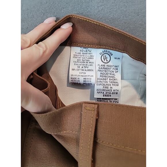 Bulwark FR Pants 40 Brown NWT CAT2 2112 E6522MX Flame Resistant Workwear - Picture 8 of 13